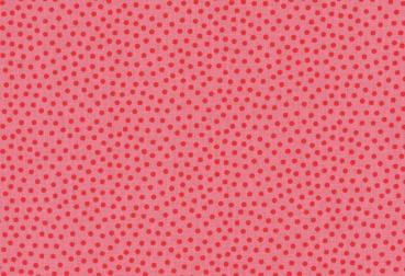 Westfalenstoffe - Druckstoff - Junge Linie - Punkte - rosa-rot